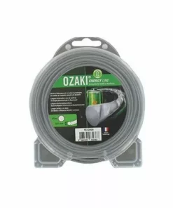 G�N�RIQUE Coque Fil Nylon Ondulé Rond OZAKI ENERGY LINE. - Longueur: 15 M, Ø: 3,00mm.