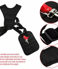 DONTODENT Ceinture-baudrier Pratique à Double Boutonnage Pour Débroussailleuse De Jardin.
