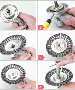 ECHOO Tête De Coupe En Fil D'acier 200mm, Débroussailleuse, Plaque De Désherbage, Kit De Fixation De Boîte De Vitesses Pour Tondeuse à Gazon 11 ECHOO Tête De Coupe En Fil D'acier 200mm, Débroussailleuse, Plaque De Désherbage, Kit De Fixation De Boîte De Vitesses Pour Tondeuse à Gazon -Débroussailleuse Soldes Magasin 40122261 5