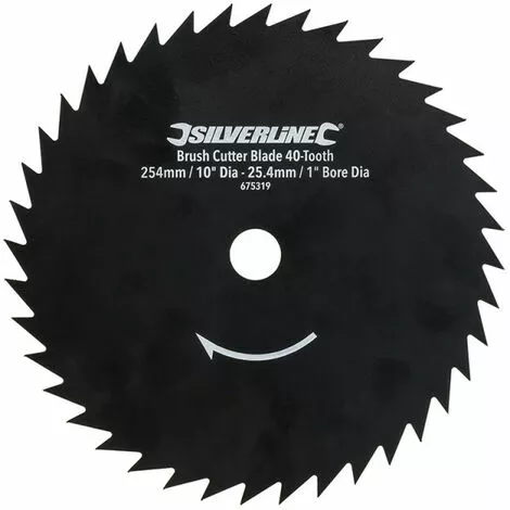 SILVERLINE LAME 40 DENTS POUR DEBROUSSAILLEUSE 3 SILVERLINE LAME 40 DENTS POUR DEBROUSSAILLEUSE