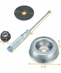 BETTERLIFE 1 Jeu Brosse En Nylon Tondeuse Universelle Brosse TêTe Coupeur Outils De Jardin Durables DiamèTre ExtéRieur 200 Mm Trou IntéRieur 25,4 Mm -Débroussailleuse Soldes Magasin 41833682 5