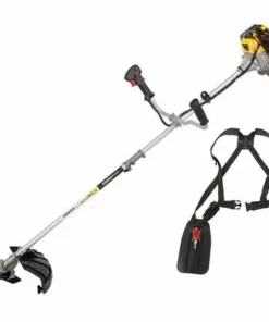 POWER PLUS D�broussailleuse De Jardin � Essence Double Guidon 2 Fils+disque+harnais 52Cc/42Cm Powerplus 128995