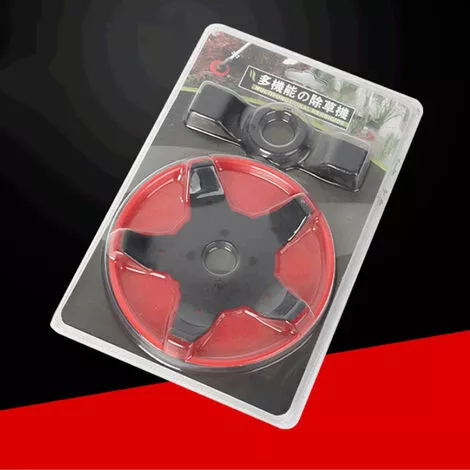 HAPPYSHOPPING Coupe-herbe H-ead Pour Debroussailleuse A Herbe Installation Facile Portable, Modele: Rouge 7 HAPPYSHOPPING Coupe-herbe H-ead Pour Debroussailleuse A Herbe Installation Facile Portable, Modele: Rouge – Image 5