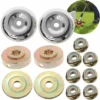 GUAZHUNIFR Tête De Débroussailleuse Universelle Accessoires,coupe Patron Mangeur De Mauvaises Herbes,lames De Désherbant,tête De Mangeur De Mauvaises Herbes,Ecrous De Fixation Tête De Coupe Bordure, Guazhuni 8PCS+5PCS -Débroussailleuse Soldes Magasin 42736234 1