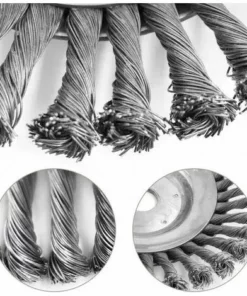 GUAZHUNIFR Tête De Désherbage Fil D'acier, 6 Pouce Brosse Rotative Disque De Pinceau à Roue Pour Outils De Pelouse Jardin Agriculture - Trou Intérieur 25.4mm Guazhuni (6 Pouce) -Débroussailleuse Soldes Magasin 42736244 4