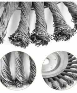 GDRHVFD Brosse À Joint De Mauvaises Herbes Professionnelle Brosse À Mauvaises Herbes Débroussailleuse Débroussailleuse Fil D'Acier Noué Argent Moderne 150 Mm -Débroussailleuse Soldes Magasin 42738007 4