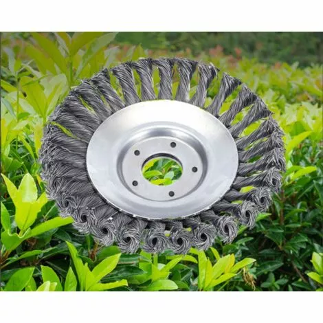 DONTODENT Brosse De Roue De Fil De 8 Pouces, Roue De Désherbage De Dérouillage Torsadée De Type Bol, Tête De Coupe-herbe De Brosse De Roue De Fil D'acier Pour Tondeuse à Gazon 3 DONTODENT Brosse De Roue De Fil De 8 Pouces, Roue De Désherbage De Dérouillage Torsadée De Type Bol, Tête De Coupe-herbe De Brosse De Roue De Fil D'acier Pour Tondeuse à Gazon
