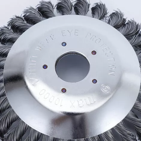 DONTODENT Brosse De Roue De Fil De 8 Pouces, Roue De Désherbage De Dérouillage Torsadée De Type Bol, Tête De Coupe-herbe De Brosse De Roue De Fil D'acier Pour Tondeuse à Gazon 5 DONTODENT Brosse De Roue De Fil De 8 Pouces, Roue De Désherbage De Dérouillage Torsadée De Type Bol, Tête De Coupe-herbe De Brosse De Roue De Fil D'acier Pour Tondeuse à Gazon – Image 3