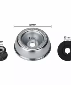 6'' Tête Brosse Désherbage Pour Débroussailleuse Outils De Pelouse, 150mm Brosse à Désherber Ronde Avec Roue En Fil D'acier Massif Pour Jardin Agriculture (4 Accessoires Kit) -Débroussailleuse Soldes Magasin 43317536 5
