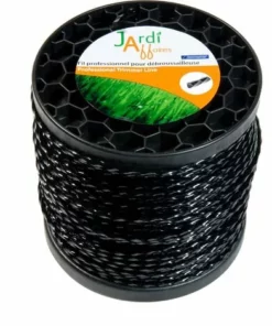 JARDIAFFAIRES Bobine De Fil Professionnel Torsade Pour Débroussailleuse 4,4mm X 77 Mètres