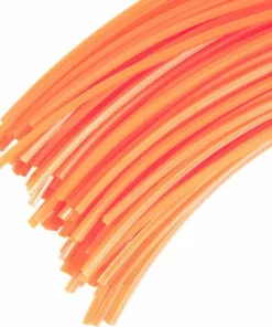 JARDIAFFAIRES 30 Brins De Fil Professionnel Carré Pour Débroussailleuse 4,4mm 35cm