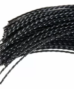 JARDIAFFAIRES 60 Brins De Fil Professionnel Torsade Pour Débroussailleuse 4,4mm 35cm