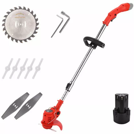 HAPPYSHOPPING Coupe-gazon Electrique 12VE Tondeuse A Gazon Portable Rechargeable A Usage Domestique Tondeuse De Branches D'herbe Portable Sans Fil Pour L'elagage/la Tonte De La Cour De Jardin, Modele : Prise UE Et 1 Batterie Au Lithium - Modele : Prise UE Et 1 Batterie 4 HAPPYSHOPPING Coupe-gazon Electrique 12VE Tondeuse A Gazon Portable Rechargeable A Usage Domestique Tondeuse De Branches D'herbe Portable Sans Fil Pour L'elagage/la Tonte De La Cour De Jardin, Modele : Prise UE Et 1 Batterie Au Lithium - Modele : Prise UE Et 1 Batterie – Image 2