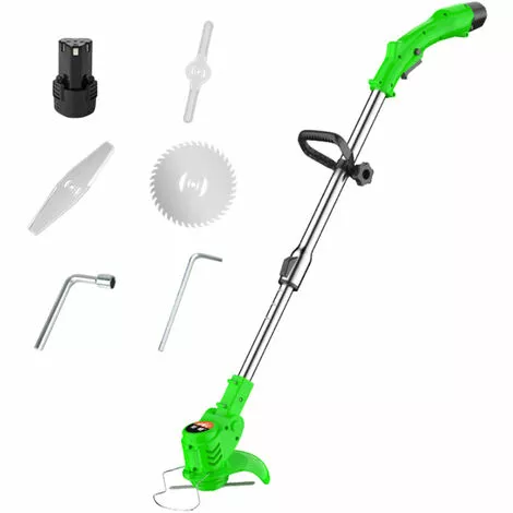 HAPPYSHOPPING Coupe-herbe Electrique 24V Tondeuse A Gazon Portable Rechargeable A Usage Domestique Tondeuse De Branches D'herbe Portable Sans Fil Pour L'elagage/la Tonte De La Cour De Jardin, Modele : Prise UE 4 HAPPYSHOPPING Coupe-herbe Electrique 24V Tondeuse A Gazon Portable Rechargeable A Usage Domestique Tondeuse De Branches D'herbe Portable Sans Fil Pour L'elagage/la Tonte De La Cour De Jardin, Modele : Prise UE – Image 2