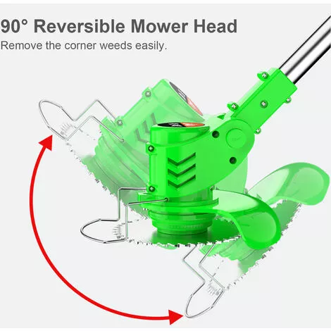 HAPPYSHOPPING Coupe-herbe Electrique 24V Tondeuse A Gazon Portable Rechargeable A Usage Domestique Tondeuse De Branches D'herbe Portable Sans Fil Pour L'elagage/la Tonte De La Cour De Jardin, Modele : Prise UE 7 HAPPYSHOPPING Coupe-herbe Electrique 24V Tondeuse A Gazon Portable Rechargeable A Usage Domestique Tondeuse De Branches D'herbe Portable Sans Fil Pour L'elagage/la Tonte De La Cour De Jardin, Modele : Prise UE – Image 5