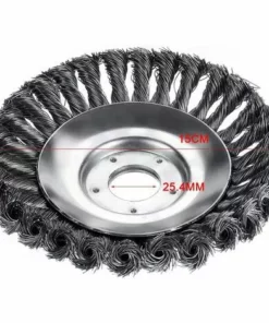 ALMI Tête De Débroussailleuse Tête De Débroussailleuse En Acier Pour Jardin - Brosse Métallique Incassable à Bords Arrondis Pour Tondeuse à Gazon électrique (15,2 Cm) -Débroussailleuse Soldes Magasin 43440410 4