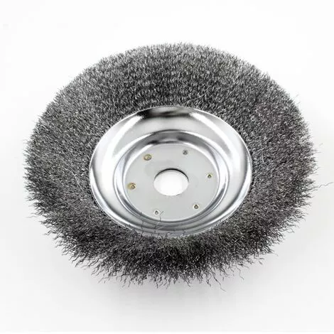 THSINDE Tête De Désherbage Fil D'acier, Brosse Rotative Disque De Pinceau à Roue Pour Outils De Pelouse Jardin Agriculture 8 Pouce 6 THSINDE Tête De Désherbage Fil D'acier, Brosse Rotative Disque De Pinceau à Roue Pour Outils De Pelouse Jardin Agriculture 8 Pouce – Image 4
