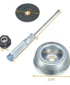 Accessoires De Tondeuse à Gazon, Accessoires De Désherbeur En Fil Torsadé En Forme De Bol (Ensemble D'accessoires En Acier De 4 Pièces),HANBING