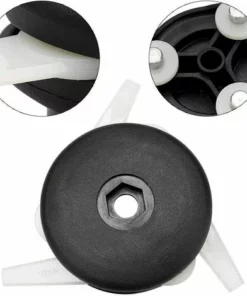 Tête De Débroussailleuse, Coupe-Herbe Coupe-tête Pour Tondeuse Adapté Pour STIHL Remplacement De Tonte Accessoires De Tondeuse à Gazon Pièces Tête De Tondeuse 9.4*5cm Fontainebleau Noir -Débroussailleuse Soldes Magasin 46036536 3