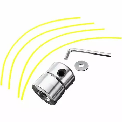 TANABATA Lot De 2 Têtes De Débroussailleuse En Aluminium Pour Débroussailleuse, Tondeuse à Gazon 4 TANABATA Lot De 2 Têtes De Débroussailleuse En Aluminium Pour Débroussailleuse, Tondeuse à Gazon – Image 2