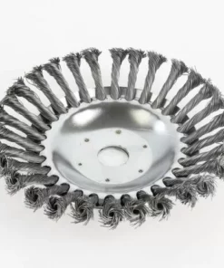 DONTODENT Tête De Coupe De Coupe-Herbe Brosse à Roue En Fil D'Acier Tête De Tondeuse à Gazon En Acier Tête De Rechange Pour Coupe-Bordures -Débroussailleuse Soldes Magasin 46192291 3