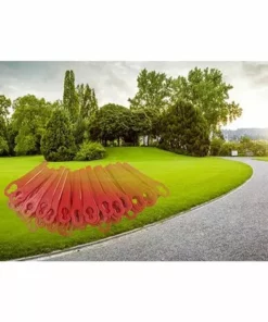 ALMI 50 Pieces Lames En Plastique De Rechange,Lame Plastique Coupe Bordure,Lame Coupe Bordure,Lame En Plastique Générale,Lames En Plastique Pour Tondeuse Sans Fil Pour Jardins Et Pelouses (50) -Débroussailleuse Soldes Magasin 46296391 5