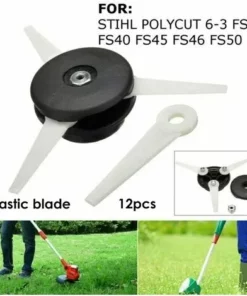 LONGZIMING Tête De Débroussailleuse Aluminium Tête De Coupe Herbe Universelle Pour Accessoires De Tondeuse À Gazon,avec 12 Pièces Coupées 9 LONGZIMING Tête De Débroussailleuse Aluminium Tête De Coupe Herbe Universelle Pour Accessoires De Tondeuse À Gazon,avec 12 Pièces Coupées -Débroussailleuse Soldes Magasin 47155527 3