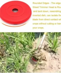 Tête De Débroussailleuse Universelle Pour Tondeuse à Gazon, Arbre Droit, Lame De Débroussailleuse，Irisfr（2pcs） -Débroussailleuse Soldes Magasin 47158898 5