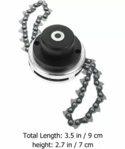 TINOR 1PC Pratique Général Vêtements Résistant Accessoires Chaîne Pour Tondeuses à Gazon,Noir -Débroussailleuse Soldes Magasin 47185754 4