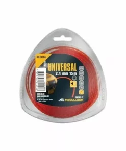McCulloch Fil Nylon Rond De Débroussailleuse NLO014 2,4mm X 15 M Anti-Bruit