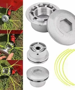 ECHOO Tête De Coupe, Universal Durable Têtes En Aluminium Tondeuse à Gazon Tête De Coupe De Cordes Herbe Débroussailleuse Accessoires, Vibration Est Petit/résistant à L'usure For Pelouse De Jardin -Débroussailleuse Soldes Magasin 48883293 3