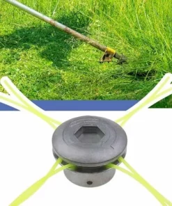 Tête De Débroussailleuse De Rechange Universelle En Aluminium Argenté Pour Débroussailleuse Avec Entretoises En Corde En Nylon Pour Jardin, Pelouse, Patio，Irisfr,1 Pcs