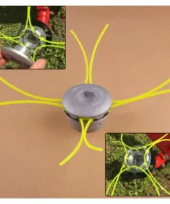 ZHUOXUAN Tête De Débroussailleuse Universelle, Tête Coupe-bordure En Aluminium Fils Pour Débroussailleuse à Essence Tondeuse à Gazon,1pcs -Débroussailleuse Soldes Magasin 51457647 3