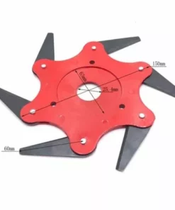 ZHUOXUAN Tête Faucheuse Fil Herbe Jardin Lame Droite De Débroussailleuse Pour Le Riz Paddy Jardin Cour Orchard 150MM -Débroussailleuse Soldes Magasin 51462122 3