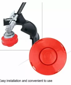 LITZEE Tête De Coupe-Herbe, 3 Pièces En Plastique Universel Pour Tondeuse à Gazon En Plastique, Remplacement La Tête De Tondeuse De Jardin Rouge, Accessoire Coupe Tête Débroussailleuse - 10,5 Cm -Débroussailleuse Soldes Magasin 51557054 3