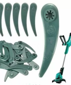 DONTODENT Lot De 25 Lames En Plastique Pour Tondeuse à Gazon, Agriculture, Foresterie, Jardinage, Accessoire De Rechange Pour Tondeuse à Gazon -en Dents De Scie