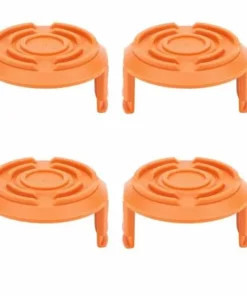 ECHOO 4 Pcs Capuchons De Bobine, Capuchon De Tondeuse à Gazon Bobine De Remplacement Tondeuse à Gazon Capuchon De Bobine Accessoires De Tondeuse à Gazon