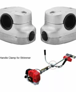 ECHOO 2 Pièces Pince De Support De Poignée De Tondeuse à Gazon, Support De Poche Pour Tondeuse à Gazon De Jardin, Tube De Guidon De Tondeuse à Gazon Pour Débroussailleuse Tondeuse à Gazon Partie 26mm -Débroussailleuse Soldes Magasin 52975527 3