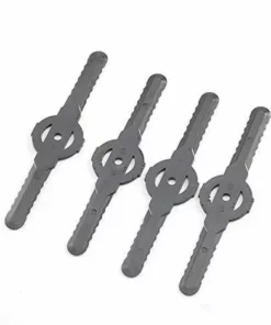 QERSTA 20 Pieces Lawn Mower Blades Plastic Lawn Mower Blade Cordless Mower Garden Tool Lawn Mower Mower