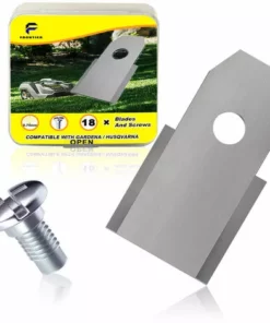 Lames De Rechange En Acier Inoxydable Compatible Tondeuse à Gazon En Acier Inoxydable Accessoires De Machine à Gazon Lame De Tondeuse Universelle Demi-argent Macaron