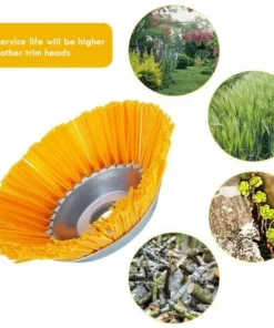 Brosse De Désherbage Ronde Pour Débroussailleuse, Soie De Nylon, Brosse à Mauvaises Herbes, Brosse Conique Pour Débroussailleuse Macaron -Débroussailleuse Soldes Magasin 53912346 3