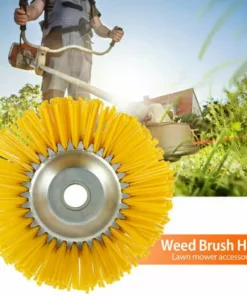 Brosse De Désherbage Ronde Pour Débroussailleuse, Soie De Nylon, Brosse à Mauvaises Herbes, Brosse Conique Pour Débroussailleuse Macaron -Débroussailleuse Soldes Magasin 53912346 5