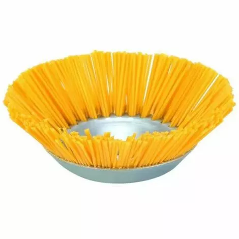 Brosse Anti-mauvaises Herbes En Nylon Pour Débroussailleuse - Outil De Jardin - Tête De Débroussailleuse - Trou Intérieur 25,4 Mm Macaron 5 Brosse Anti-mauvaises Herbes En Nylon Pour Débroussailleuse - Outil De Jardin - Tête De Débroussailleuse - Trou Intérieur 25,4 Mm Macaron – Image 3