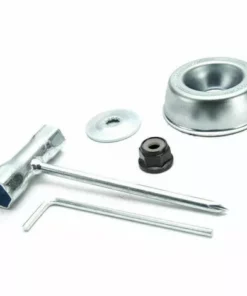 Kit Ecrou Tete Debroussailleuse Universelle, Pour Débroussailleuse Thermique Acier STIHL FS120 200 250 Macaron