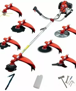 Débroussailleuse Thermique 7 En 1 - 2 Temps 65cc 4,9cv - Powerground Pro Series