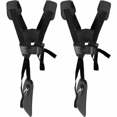 ILOVEMILAN Lot De 2 Sangles D'épaule Réglables Pour Tondeuse à Gazon Avec Ceinture En Nylon Durable Pour Jardinage Ou Débroussailleuse Pour Débroussailleuse KM, STIHL FS (Noir) 3 ILOVEMILAN Lot De 2 Sangles D'épaule Réglables Pour Tondeuse à Gazon Avec Ceinture En Nylon Durable Pour Jardinage Ou Débroussailleuse Pour Débroussailleuse KM, STIHL FS (Noir)