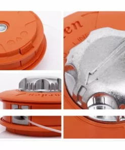 Tête De Coupe M10 X 1,25 à Gauche Avec Pointe Automatique - Tête De Débroussailleuse à Double Fil - Bobine De Fil En Nylon Pour Débroussailleuse à Essence,Starlight -Débroussailleuse Soldes Magasin 54459930 3