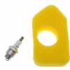 JARDIAFFAIRES Bougie Avec Filtre à Air Pour BRIGGS & STRATTON Et MTD Remplace BR2LM + 698369 -Débroussailleuse Soldes Magasin 5453641 1