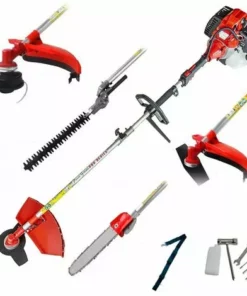 Débroussailleuse Multifonction Thermique 5 En 1 - 2 Temps 52cc 2cv - Powerground Pro Série