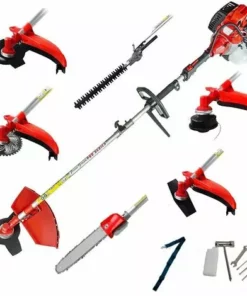 Débroussailleuse Multifonction Thermique 7 En 1 - 2 Temps 52cc 2cv - Powerground Pro Série